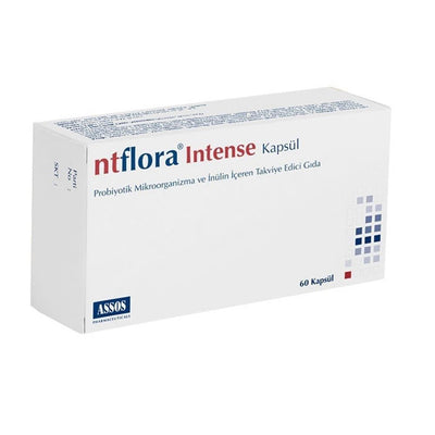 Ntflora Probiotic Supplement - 60 Capsules for Gut Health Support and Digestive Wellness
