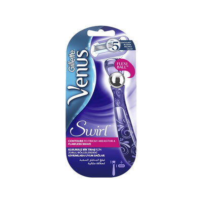 Gillette Venus Swirl Women's Razor with Replaceable Blades - Safe and Efficient Shaving for Women