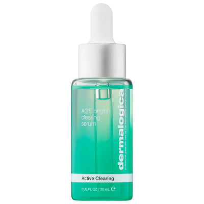 AGE Bright Clearing Serum: Acne, Anti-Aging, & Brightening - Salicylic Acid, Vegan, Cruelty-Free - Reduce Fine Lines & U