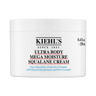 Ultra Body - Mega Moisture Squalane Cream for Dry, Sensitive Skin | Hydrating Body Lotion, 3-Day Moisture, Paraben-Free
