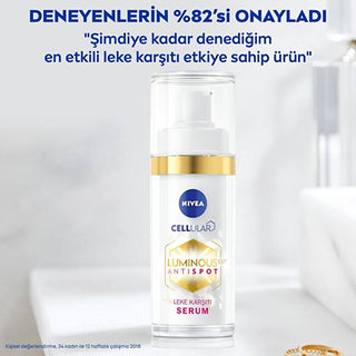 Nivea Luminous630 Spot Correcting Skin Serum 30ml | Anti-Aging Formula