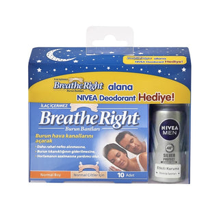 Breathe Right Nasal Strip Regular Size Gift Package