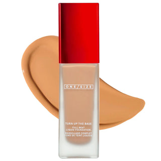 Turn Up the Base - Waterproof Liquid Foundation for Full Coverage | Vegan & Cruelty-Free Turn Up the Base Waterproof Foundation for Full Coverage waterproof foundation, long-wear foundation, full coverage foundation, vegan foundation, cruelty-free foundation, liquid foundation, matte finish foundation, sensitive skin friendly, non-comedogenic, dermatologist-tested, makeup for active lifestyles, everyday foundation, special occasion makeup