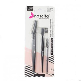 Nascita Eyebrow Shaping Set 3-Piece - Precision Grooming Tools for Eyebrows and Eyelashes Nascita Eyebrow Shaping Set 3-Piece - Precision Grooming eyebrow shaping set, eyebrow grooming tools, beauty and personal care, grooming kit, eyelash and eyebrow brush, precision grooming, personal grooming, beauty tools, eyebrow care, eyelash care, cosmetic tools, grooming essentials