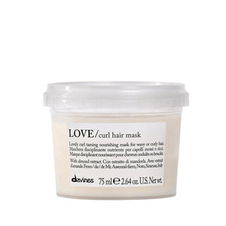 Davines Love Curl Curl Defining Hair Mask for Curly Hair - 75ml, Nourishing and Moisturizing Davines Love Curl Hair Mask for Curly Hair - 75ml Curl defining hair mask, Davines Love Curl, Curly hair care products, Hair nourishment and moisturizing, Curl enhancing products, Hair mask, Curly hair care, Nourishing hair mask, Moisturizing hair mask, Curl care, Davines products, Hair care for curly hair, Curl definition, Hair repair, Hair moisturizing