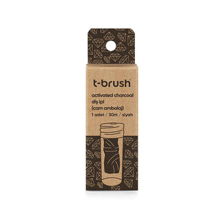 T-Brush Eco-Friendly Activated Charcoal Dental Floss - 30m, Vegan, Sustainable Oral Care T-Brush Eco-Friendly Dental Floss - Sustainable Oral Care eco-friendly dental floss, natural oral care products, vegan dental floss, activated charcoal floss, sustainable oral hygiene, sustainable living, oral care, eco-friendly oral care, natural dental floss, vegan oral care, biodegradable dental floss, recyclable dental floss, glass container dental floss, mint flavored dental floss, healthy gums, plaque removal, fre
