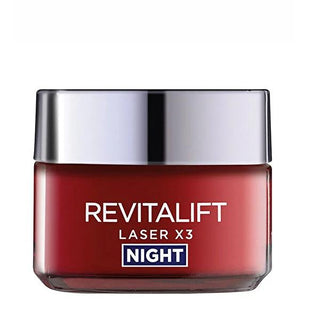 L'Oréal Paris Revitalift Anti-Aging Night Cream with Hyaluronic Acid & Pro-Xylane - 1.69 fl oz L'Oréal Paris Revitalift Anti-Aging Night Cream - 1.69 fl oz anti-aging night cream, L'Oréal Paris Revitalift, wrinkle reduction, skin rejuvenation, hyaluronic acid skincare, skincare, cosmetics, beauty products, night cream, anti-aging skincare, face cream, moisturizer