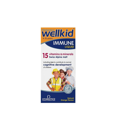 Vitabiotics Wellkid Children's Liquid Vitamin Supplement: Boost Your Child's Health & Development with Easy-to-Administe