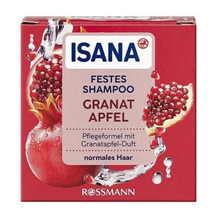Isana Solid Shampoo Bar Pomegranate for Normal Hair - Natural, Silicone & Paraffin Free, Eco-Friendly Cleansing Isana Pomegranate Solid Shampoo - Natural & Eco-Friendly Solid Shampoo, Pomegranate Shampoo, Natural Shampoo, Shampoo for Normal Hair, Silicone Free Shampoo, Paraffin Free Shampoo, Castor Oil Shampoo, Olive Oil Shampoo, Eco Friendly Shampoo, Sustainable Shampoo, shampoo bar, pomegranate scent, natural hair care, normal hair, silicone-free, paraffin-free, castor oil, olive oil, eco-friendly, sustai