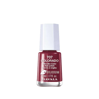 Mavala Mini Bio-Color Nail Polish - Silicium Colorado 5ml, Travel-Sized Nail Care for Healthy Nails Mavala Mini Bio-Color Nail Polish - Healthy & Vibrant Mavala Mini Bio-Color, Nail Polish, Silicium Colorado, Travel-sized nail care, 5 ml cosmetics, Healthy Nail Coloring, Nail Care, Cosmetics, Travel Essentials, Beauty Products, Red Nail Polish, Vibrant Nail Shades, Nourishing Nail Polish