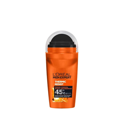 L'Oreal Paris Men Expert Thermic Resist Anti-Perspirant Roll-On Deodorant - 50ml - Long Lasting Sweat and Odor Protectio