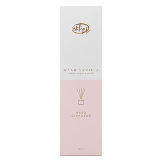 Eklips Reed Diffuser Warm Vanilla - 100ml Home Fragrance with 240mm Reed Sticks Eklips Reed Diffuser Warm Vanilla 100ml Reed Diffuser, Warm Vanilla fragrance, Home fragrance, Room fragrance, Eklips Reed Diffuser, 100ml, 240mm reed sticks, cozy atmosphere, soothing scent, home decor, relaxation, ambiance enhancement