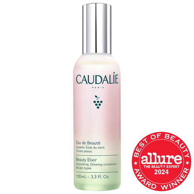 Beauty Elixir Face Mist: Natural Prep, Set & Glow - Tightens Pores, Refreshes Makeup, Vegan & Cruelty-Free
