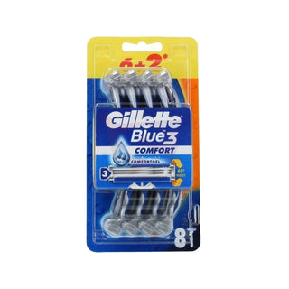 Gillette Blue3 Comfort Disposable Razors for Men - 8 Pack, Smooth Shave, Comfort Design, Travel Friendly Gillette Blue3 Comfort Disposable Razors - 8 Pack Disposable razors, Gillette Blue3 Comfort, Men's grooming, Shaving blades, Affordable razors, Men's shaving, Grooming essentials, Shaving kits, Personal care, Travel accessories, Convenience products