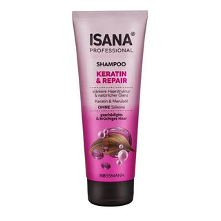 Isana Professional Keratin Shampoo - Repair Damaged Hair, Strengthen Brittle Hair & Reduce Split Ends - Silicone-Free Formula with Marula Oil Isana Keratin Shampoo: Repair & Strengthen Damaged Hair keratin shampoo, damaged hair repair, brittle hair treatment, silicone-free shampoo, marula oil shampoo, shampoo for damaged hair, hair strengthening shampoo, split end repair, hair repair shampoo, keratin hair treatment, damaged hair, brittle hair, silicone-free, marula oil, split ends, hair strengthening, hair 