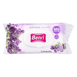 Benrı Gentle Lavender Baby Wipes - 120 Count - Soothing, pH Balanced, Natural Care for Newborns Benrı Gentle Lavender Baby Wipes - Natural, pH Balanced Baby Wipes, Wet Wipes, Lavender Wipes, Natural Baby Care, Gentle Cleaning Wipes, Newborn Essentials, Baby Skincare, Sensitive Skin Care, Natural Ingredients, pH Balanced, Aloe Vera, Soothing Wipes, Convenient Baby Care