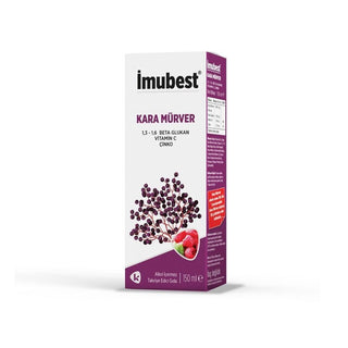 İmubest Immune Support Syrup - Boosts Immunity with Black Elder Extract, Beta Glucan, Vitamin C & Zinc - 150ml Dietary Supplement İmubest Immune Support Syrup - Boost Immunity Naturally Dietary Supplement Syrup, Immune System Support, Black Elder Extract, Beta Glucan, Vitamin C Supplement, Zinc Supplement, Natural Health Products, Herbal Immune Booster, Immune Health, Wellness Supplements, Liquid Supplements, Health and Wellness, Immunity Boosters