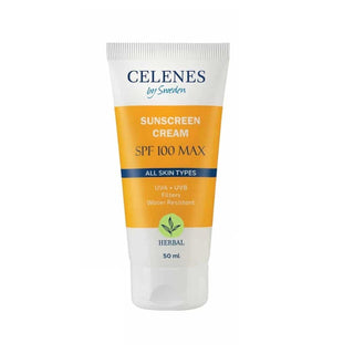 celenes by sweden sunscreen SPF 100, Celenes by Sweden 50ml sunscreen bottle Celenes By Sweden SPF 100 Max Sunscreen - 50ml Celenes by Sweden SPF 100 Sunscreen - 50ml celenes-by-sweden, sunscreen, spf-100, sun-protection, water-resistant, all-skin-types, family-friendly, active-lifestyle, ai-generated, paraben-free