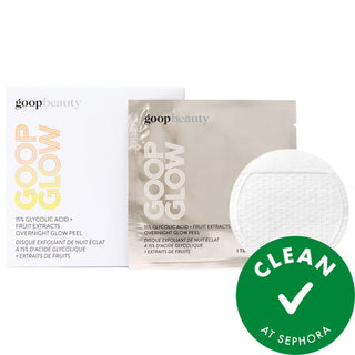 GOOPGLOW 15% Glycolic Acid Overnight Glow Peel Wipes: Exfoliate, Brighten & Renew Skin for a Radiant, Anti-Aging Effect - Chemical Peel At Home GOOPGLOW: Glycolic Acid Peel Wipes for Radiant Skin glycolic acid peel, overnight glow peel, exfoliating peel wipes, skin brightening treatment, anti-aging peel, kakadu plum skincare, hyaluronic acid peel, chemical peel at home, goop glow peel, radiance boosting peel, glycolic acid, kakadu plum, hyaluronic acid, aha, chemical exfoliation, skin radiance, skin texture