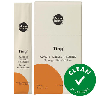 Ting Energy + Metabolism Non-Stim Supplement With Ginseng - Natural Energy Boost, Metabolism Support, and Mood Enhancement Ting Non-Stim Energy Supplement - Natural Energy & Metabolism Support non-stim energy supplement, ginseng energy support, B vitamins metabolism, natural mood enhancement, mango flavored supplement, dietary supplement, energy boost, metabolism support, mood enhancement, health and wellness, natural energy, non-stimulating, ginseng, B vitamins, mango flavor