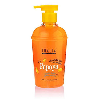 Thalia Papaya Extract Liquid Hand Soap - Moisturizing, Paraben-Free, 13.53 fl oz Thalia Papaya Liquid Hand Soap - Moisturizing & Natural liquid hand soap, papaya extract soap, paraben-free hand soap, moisturizing hand soap, natural hand soap, Thalia, skincare, hand hygiene, nourishing soap, gentle soap, botanical ingredients, sensitive skin products