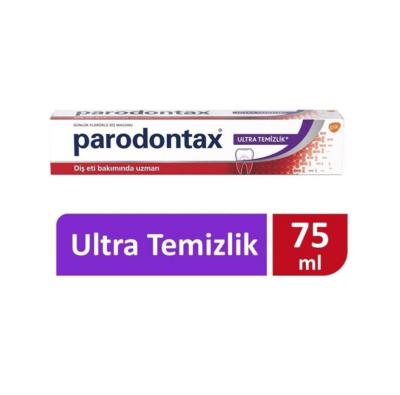 Parodontax Ultra Temizlik Fluoride Toothpaste for Effective Oral Hygiene - 75ml