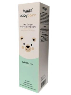 dermoskin babycare newborn foam shampoo 200ml bottle, dermoskin babycare foam shampoo application on baby Dermoskin BabyCare Newborn Foam Shampoo - Gentle Formula | 200ml Dermoskin BabyCare Newborn Foam Shampoo 200ml dermoskin-babycare, newborn-shampoo, baby-care, gentle-cleanser, baby-skincare, foam-formula, parenting, baby-hygiene, shampoo, ai-generated