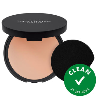 BAREPRO 24HR Skin Perfecting Talc-Free Matte Powder Foundation - Long Lasting Full Coverage, Vegan & Cruelty-Free Makeup BAREPRO Talc-Free Matte Foundation - Long Lasting, Vegan & Cruelty-Free Talc-free foundation, Natural makeup, Long-lasting full coverage, Vegan cosmetics, Cruelty-free beauty products, Pressed Powder Foundation, Matte finish, Oil control, Brightening Pineapple Complex, Licorice Root, Cocoa Butter, Shea Butter, Vegan, Gluten-Free, Cruelty-Free, Dermatologist Tested, Non-Acnegenic, Non-Come