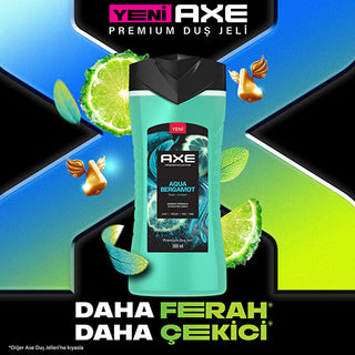 Axe Premium Collection 3 in 1 Shower Gel Aqua Bergamot 300ml | Refreshing Clean