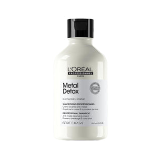 Loreal Professionnel Paris Serie Expert Metal Detox Shampoo - Anti-Metal Detoxifying Properties for Colored & Bleached Hair Loreal Professionnel Paris Metal Detox Shampoo for Colored Hair Loreal Professionnel Paris, Serie Expert Metal Detox, Anti-metal shampoo, Color-treated hair care, Detoxifying shampoo for bleached hair, Hair care for chemically treated hair, Color protection shampoo, Metal detoxifying shampoo, Professional hair care products, Hair detoxification, Chemically treated hair solutions, Hair 