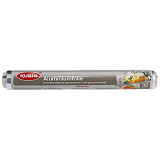 Rubin Aluminum Foil Roll 30m - Kitchen Essentials for Food Preservation and Cooking Storage Rubin 30m Aluminum Foil Roll for Cooking & Storage aluminum foil roll, food preservation, cooking storage, kitchen essentials, heat resistant foil, durable aluminum foil, cooking and baking, food storage solutions, kitchen must-haves