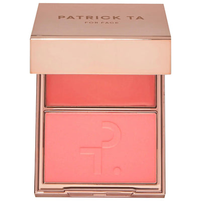Major Headlines Blush Duo Compact - Cruelty-Free, Gluten-Free Cream & Powder Blush for Radiant Glow