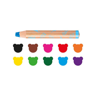 Carioca Toddler Washable Paint Markers - 10 Colors, 3 in 1 Design, Non-Toxic Art Supplies for Kids 1+ Year Carioca Washable Paint Markers for Toddlers - 10 Colors toddler art supplies, washable paint markers, non-toxic art tools, children's drawing tools, baby art supplies, Carioca, art supplies for kids, washable markers, toddler crafts, kids art, early childhood education, creative toys, safe art supplies