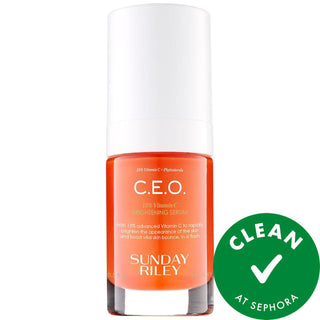 C.E.O. Vitamin C Brightening Serum - 15% Vitamin C Anti-Aging Serum for Dark Spot Correction & Clean Beauty Skincare C.E.O. Vitamin C Brightening Serum - Anti-Aging & Dark Spot Correction Vitamin C Serum, Brightening Serum, Anti-Aging Serum, Dark Spot Correction, Clean Beauty Skincare, Gluten-Free Skincare, Cruelty-Free Skincare, Skincare, Face Serum, Facial Treatments, Sephora, C.E.O.