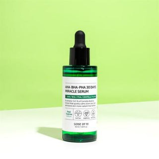 some by mi aha-bha-pha 30 days miracle serum 50 ml, miracle serum for skincare with aha bha and pha, some by mi serum packaging Some By Mi AHA-BHA-PHA 30 Days Miracle Serum - 50 ml Some By Mi AHA-BHA-PHA Serum - 50 ml some-by-mi, aha-bha-pha-serum, skincare, sensitive-skin, facial-serum, exfoliation, hydration, adult-skincare, ai-generated, miracle-serum