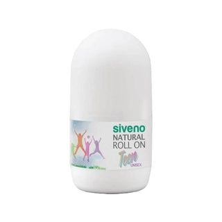 Siveno Natural Roll-On Deodorant for Teens - Unisex, 50 ml, Gentle & Effective Siveno Natural Roll-On Deodorant for Teens - Gentle & Effective Natural deodorant, Teen deodorant, Unisex deodorant, Roll-on deodorant, Siveno deodorant, Gentle deodorant, Effective deodorant, Natural ingredients, Teenage hygiene, Personal care, Unisex personal care, Roll-on application, Long-lasting deodorant