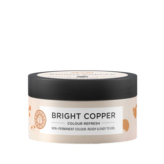 Maria Nila Colour Refresh Besleyici Renk Maskesi 7.40 Bright Copper Hair Mask - Nourishing, Color-Enhancing, 3.38 fl oz Maria Nila Bright Copper Hair Mask - Colour Refresh for Vibrant Hair hair mask, color refresh, nourishing hair mask, Bright Copper hair color, Maria Nila hair products, hair care, color-treated hair, nourishing hair treatment, color-enhancing hair mask, vibrant hair color, hair nourishment, hair conditioning, cosmetic hair care