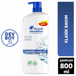 Head & Shoulders Classic Clean Anti-Dandruff Shampoo - 27 fl oz - Itchy Scalp Relief, All Hair Types, Daily Use, pH Balanced Head & Shoulders Anti-Dandruff Shampoo - Itchy Scalp Relief anti-dandruff shampoo, kepeğe karşı şampuan, dandruff shampoo, itchy scalp shampoo, Head & Shoulders, classic clean shampoo, pH balanced shampoo, daily use shampoo, shampoo for all hair types, shampoo, hair care, scalp care, dandruff treatment, itchy scalp relief, all hair types, clean hair, refreshed scalp, Piroctone Olamine