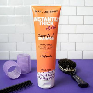 marc anthony biotin shampoo bottle, hair care products for fine hair Marc Anthony Instantly Thick Biotin Shampoo - Volumizing | 250 ml Marc Anthony Biotin Shampoo for Fine Hair marc-anthony, biotin-shampoo, fine-hair, volumizing-shampoo, hair-care, ai-generated, thickening-shampoo, healthy-hair, shampoo-for-fine-hair, biotin-hair-products