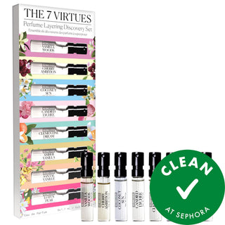The 7 Virtues: Perfume Layering Discovery Set - Vanilla, Gourmand, & Clean Fragrance Sampler for Custom Blends The 7 Virtues Perfume Layering Set - Create Custom Fragrances Perfume layering set, Vanilla perfume sampler, Clean fragrance discovery set, Gourmand perfume collection, Long-lasting perfume samples, Customizable perfume set, Ethical perfume brand, Leaping Bunny perfume, The 7 Virtues perfume, Fragrance layering guide, Perfume, Fragrance, Vanilla, Gourmand, Clean beauty, Cruelty-free, Ethical, B-Cor