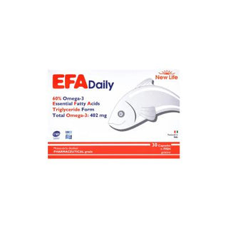 new life efa daily omega 3 supplement 670 mg 30 capsules, health-conscious omega 3 dietary supplement New Life Efa Daily Omega 3 - 670 mg | 30 Capsules New Life Omega 3 Daily - 670 mg | 30 Capsules omega-3, daily-supplement, health-conscious, pregnant-women, dietary-supplement, new-life, gluten-free, fish-oil, nutritional-supplement, ai-generated
