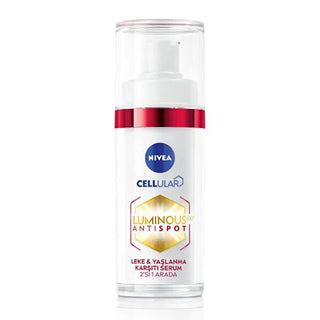 Nivea Cellular Luminous630 Anti-Aging Serum - Age Spot Correction & Wrinkle Reduction with Hyaluronic Acid Nivea Luminous630 Anti-Aging Serum - Age Spot & Wrinkle Solution Nivea Cellular Luminous630, Anti-Aging Serum, Age Spot Correction, Wrinkle Reduction, Hyaluronic Acid Serum, skincare, anti-aging, serum, age spots, wrinkles, firmness, elasticity, hydration, luminous630, collagen stimulator, cosmetic, beauty product, Nivea product