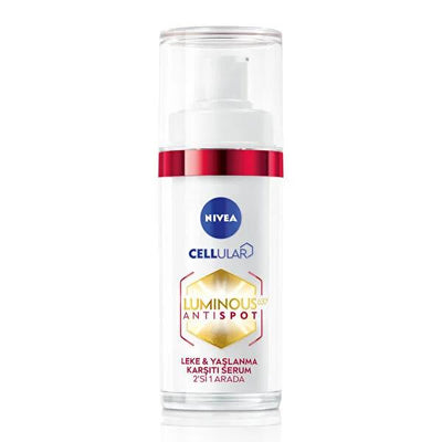 Nivea Cellular Luminous630 Anti-Aging Serum - Age Spot Correction & Wrinkle Reduction with Hyaluronic Acid