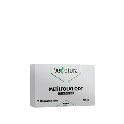 VeNatura Methylfolate ODT Dietary Supplement - 30 Tablets, Supports Healthy Folate Levels, Easy-to-Consume Orally Disint