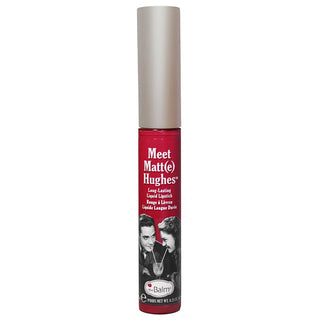 theBalm Meet Matt(e) Hughes Liquid Lipstick Romantic, theBalm lipstick swatch in Romantic shade, theBalm Meet Matt(e) Hughes Liquid Lipstick packaging theBalm Meet Matt(e) Hughes Liquid Lipstick - Romantic Shade theBalm Meet Matt(e) Hughes Lipstick - Romantic Shade thebalm, liquid-lipstick, matte-lipstick, romantic-shade, makeup-essentials, long-lasting, lip-care, non-transfer, ai-generated, beauty
