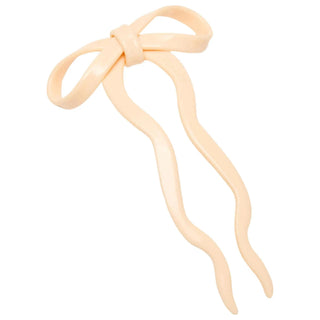 Cream Bow Hair Pin: Secure Your Bun with this Cute, Sustainable & Stylish Acetate Hair Accessory Suitable for All Hair Types Cream Bow Hair Pin: Cute & Sustainable Hair Bun Accessory bow hair pin, hair bun accessory, acetate hair pin, cute hair clip, sustainable hair accessories, hair styling pin, hair pin for buns, hair accessory for all hair types, hair pin, hair clip, hair accessories, hair bun, acetate, bow, cream, sustainable, eco-friendly, stylish, cute, fashionable, hair styling, hair accessories for