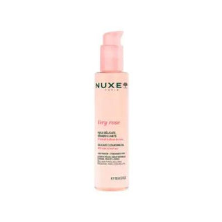 Nuxe Very Rose: Gentle Rose Cleansing Oil - Effectively Removes Makeup & Hydrates Sensitive Skin - Natural Oil Cleanser Nuxe Rose Cleansing Oil - Gentle Makeup Remover for Sensitive Skin cleansing oil, gentle cleanser, makeup remover, sensitive skin cleanser, rose cleansing oil, natural cleansing oil, hydrating cleansing oil, oil cleanser for sensitive skin, Nuxe cleansing oil, waterproof makeup remover, rose water, sweet almond oil, coconut oil, natural oils, oil-based formula, paraben-free, sulfate-free, 