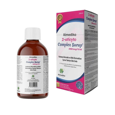 Almediko Herbal Supplement Syrup - Natural Health Product for Kids & Adults, Sugar-Free, 8.11 fl oz