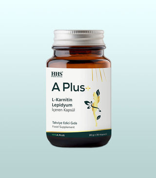 HHS A Plus L-Carnitine Lepidium Herbal Capsules | Natural Support with Ginger, Garcinia & Maca