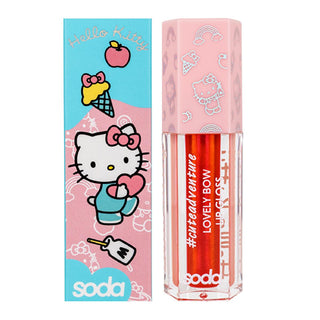Soda Hello Kitty Lip Gloss - Non-Sticky, Compact, Shiny Finish for Matte Lipsticks - Kawaii Cosmetics Soda Hello Kitty Lip Gloss - Non-Sticky & Compact Hello Kitty Lip Gloss, Compact Lip Gloss, Non-sticky Lip Gloss, Lip Gloss for Matte Lipstick, Kawaii Cosmetics, Hello Kitty Cosmetics, Shiny Lip Gloss, Makeup Accessories, Lip Care, Cosmetic Gifts, Gifts for Her, Beauty Essentials